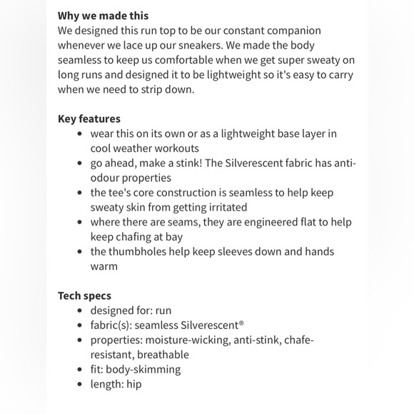 ✨Lululemon Athletica Run: Swiftly Tech Long Sleeve Limitless Blue Size 10 - Picture 6 of 16